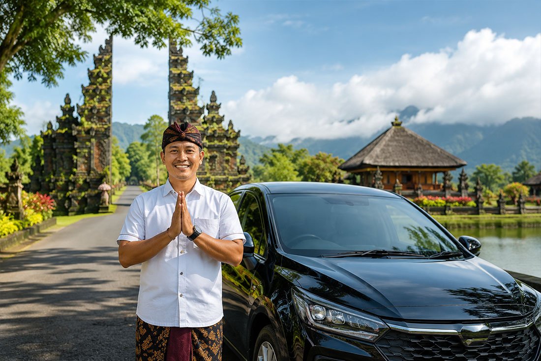 Friendly local driver in Bali